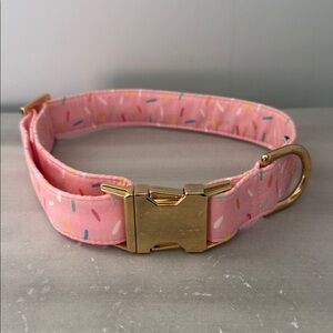 The Foggy Dog Pink Sprinkle Dog Collar
